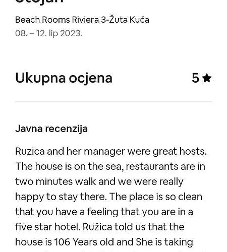 Πανσιόν Riviera - Zuta Kuca *